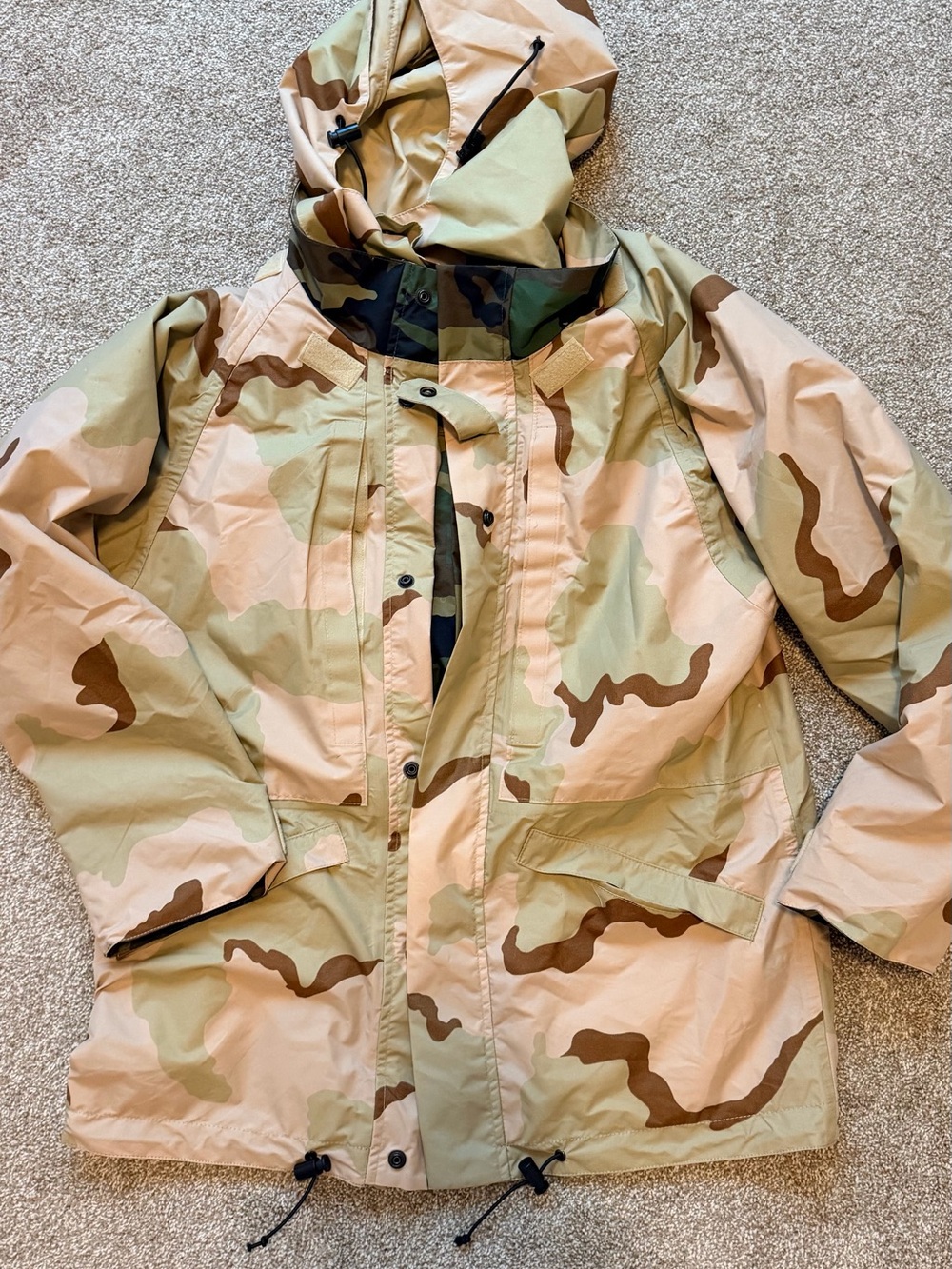 Wet Weather Reversible Camo Jacket DWRJ-M/R Medium Regular Made in USA